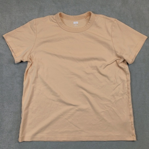 Uniqlo U T-Shirt Womens XXL Peach Orange Cotton Crew Neck Short Sleeve Lemaire — photo 2
